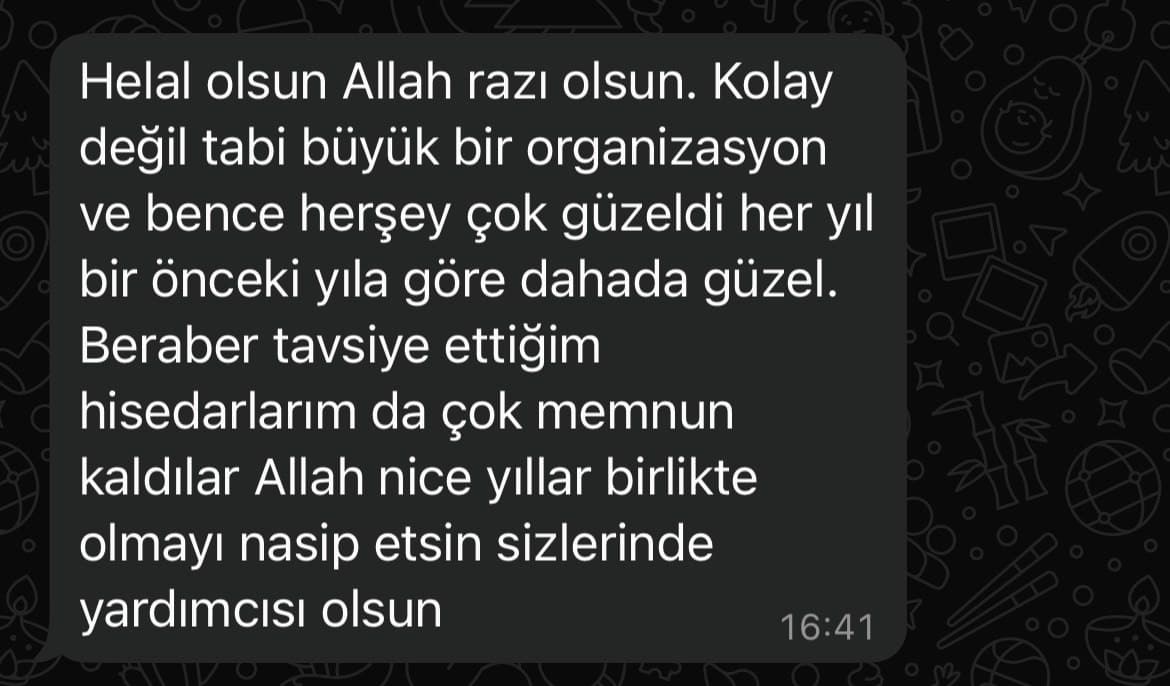 WhatsApp müşteri yorumu 10