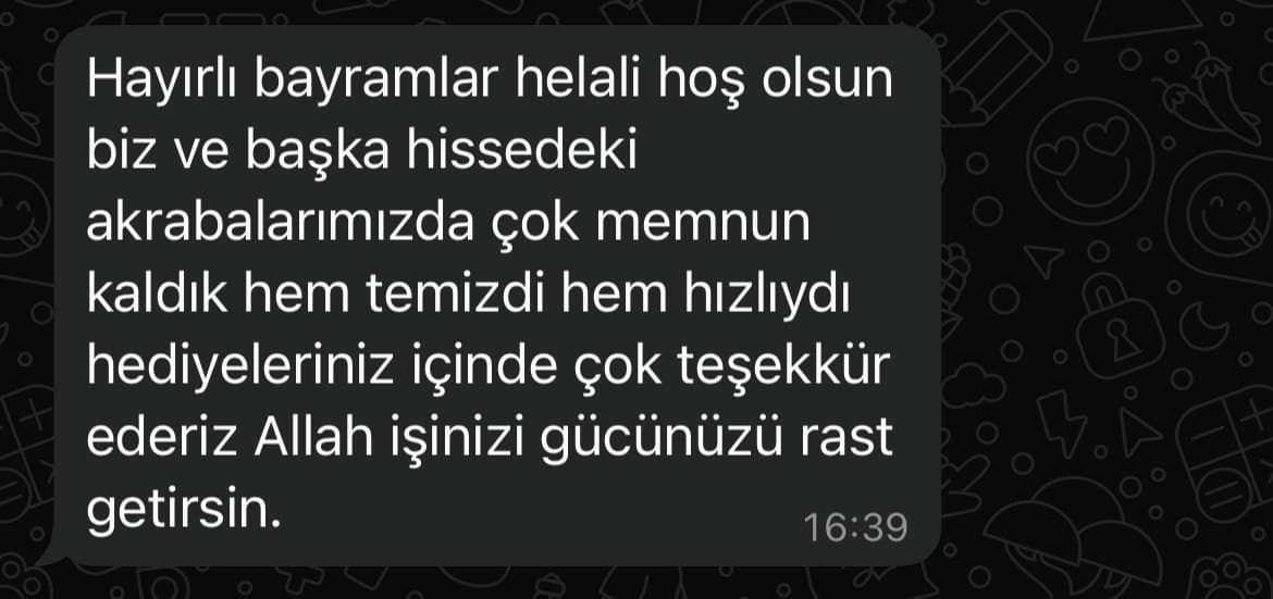 WhatsApp müşteri yorumu 15