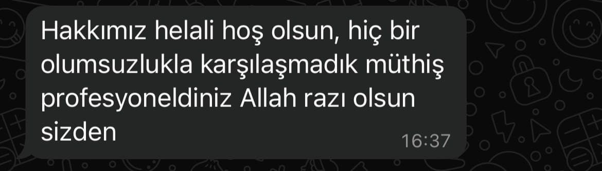 WhatsApp müşteri yorumu 4