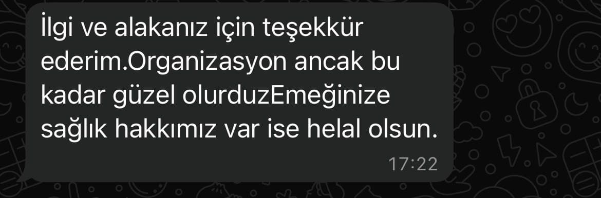 WhatsApp müşteri yorumu 5